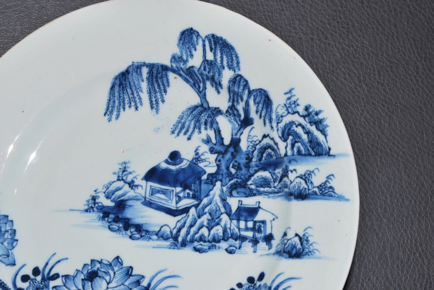 Antiek Chinees porseleinen bord 18e eeuw - Antiekboerderij Het Wagenwiel (4)