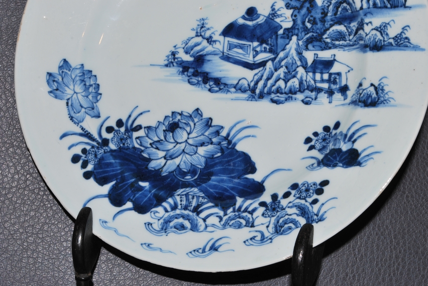 Antiek Chinees porseleinen bord 18e eeuw - Antiekboerderij Het Wagenwiel (5)