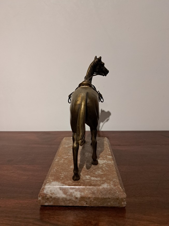 Antiek-bronzen-beeld-paard-Het-Wagenwiel-Antiek-5