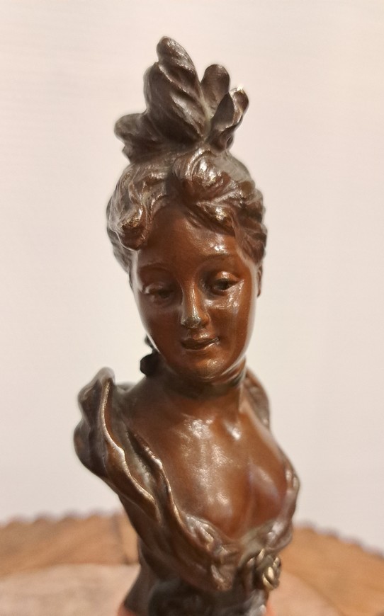 Antieke-buste-brons-Victor-Leopold-Bruyneel-Parijs-ca.1900-Het-Wagenwiel-Antiek-4
