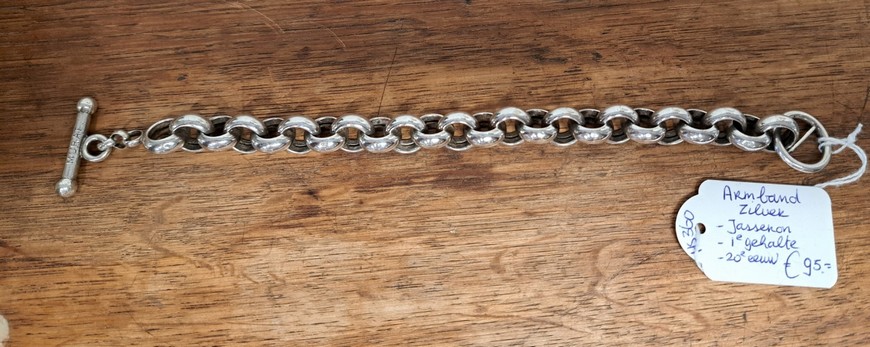 Jasseron-armband-zilver-1ste-gehalte-20e-eeuw-Het-Wagenwiel-Antiek-1
