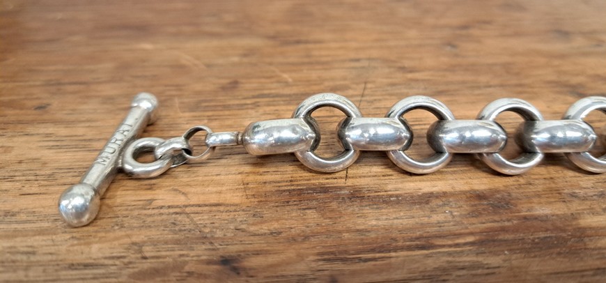Jasseron-armband-zilver-1ste-gehalte-20e-eeuw-Het-Wagenwiel-Antiek-2