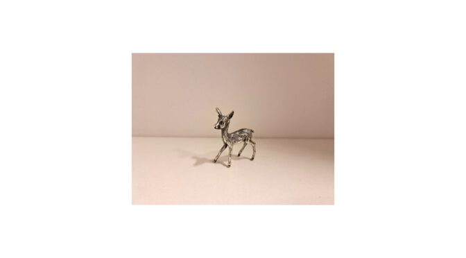 Miniatuur-hertje-zilver-HZG826.17-Het-Wagenwiel-Antiek-1a