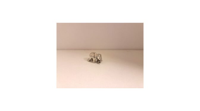 Miniatuur-olifant-zilver-HZG826.25-Het-Wagenwiel-Antiek-1a