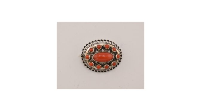 Antieke-broche-zilver-met-bloedkoraal-1ste-helft-20e-eeuw-HS855-Het-Wagenwiel-Antiek-6a