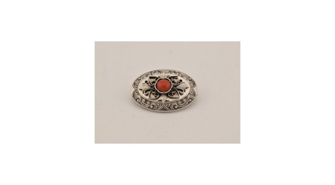 Antieke-broche-zilver-met-bloedkoraal-1ste-helft-20e-eeuw-HS896-Het-Wagenwiel-Antiek-5a