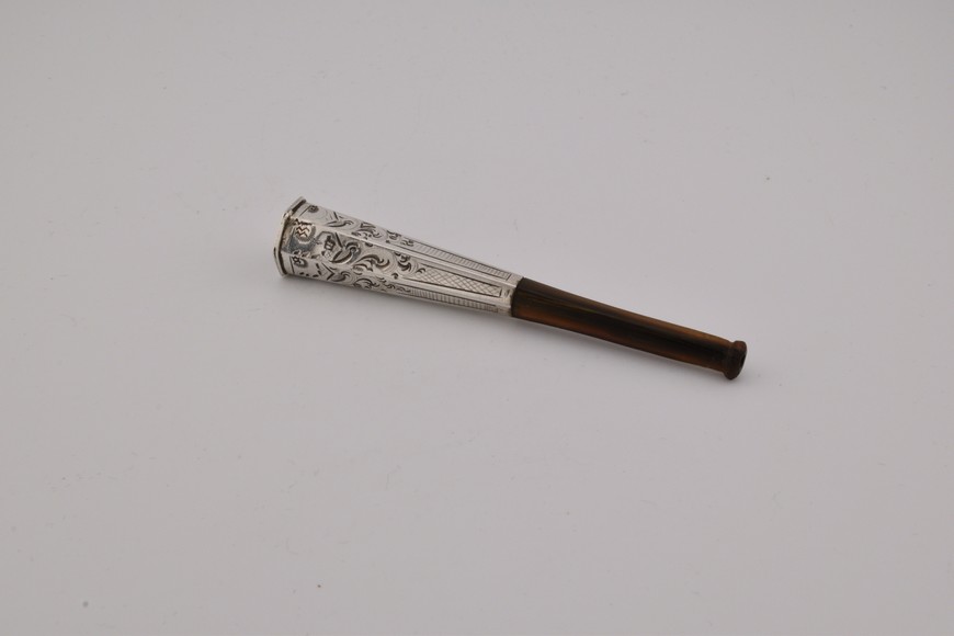 Antiek-sigarettenpijpje-zilver-Hollands-ca.1900-HZG941.02-Het-Wagenwiel-Antiek-1