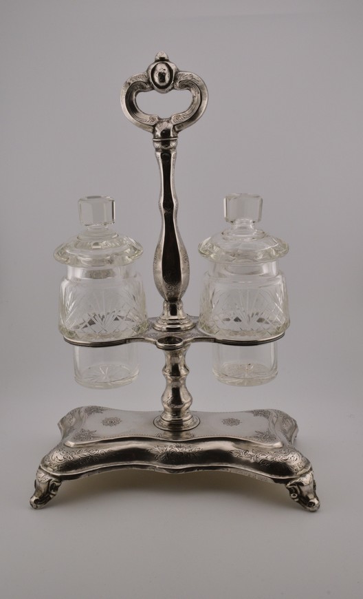 Antiek-zoet-zuurstel-kristal-en-zilver-mt-C.E.-Held-Amsterdam-jaar-1864-HZG930-Het-Wagenwiel-Antiek-1