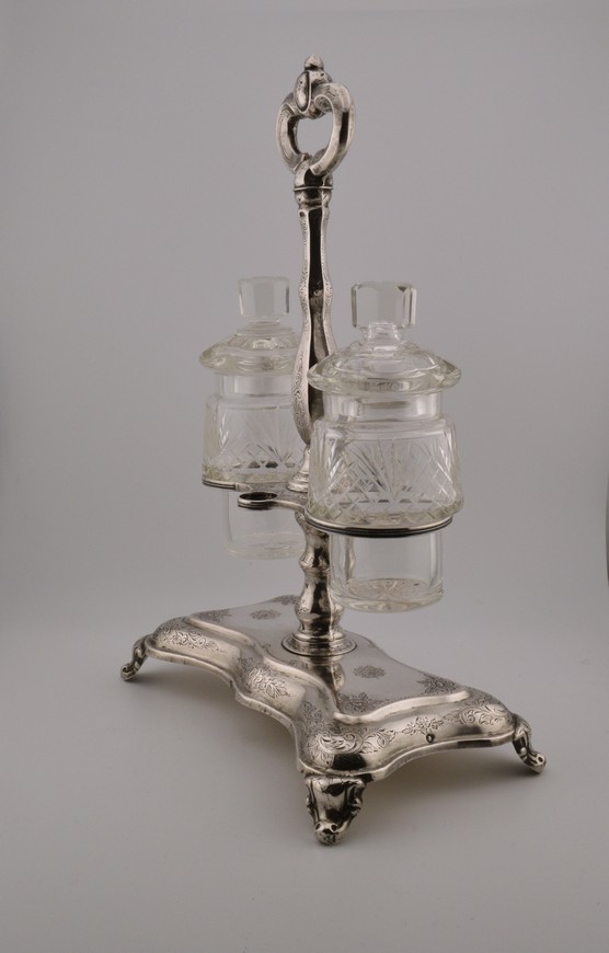 Antiek-zoet-zuurstel-kristal-en-zilver-mt-C.E.-Held-Amsterdam-jaar-1864-HZG930-Het-Wagenwiel-Antiek-2