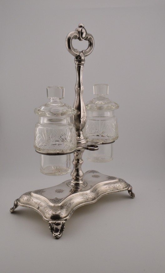 Antiek-zoet-zuurstel-kristal-en-zilver-mt-C.E.-Held-Amsterdam-jaar-1864-HZG930-Het-Wagenwiel-Antiek-3