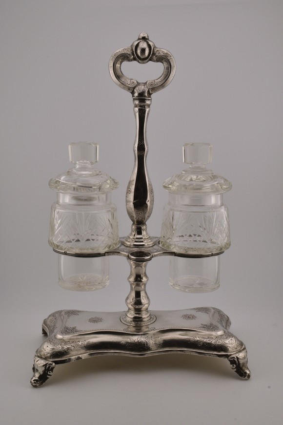 Antiek-zoet-zuurstel-kristal-en-zilver-mt-C.E.-Held-Amsterdam-jaar-1864-HZG930-Het-Wagenwiel-Antiek-6