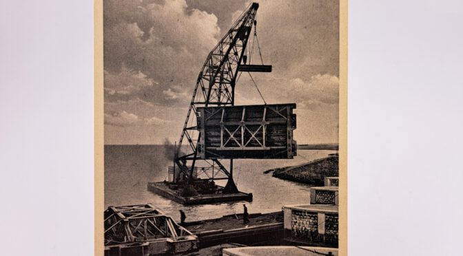 Ansichtkaart Zuiderzeewerken ca 1930 - Het Wagenwiel Antiek (2)