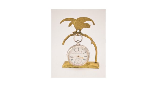 Antiek zakhorloge, zilver, Collingwood, Newcastle, ca.1880.