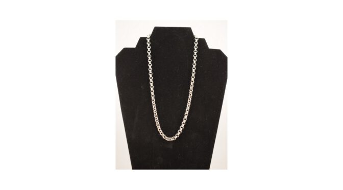 Jasseron ketting, 1ste gehalte zilver, 20e eeuw.