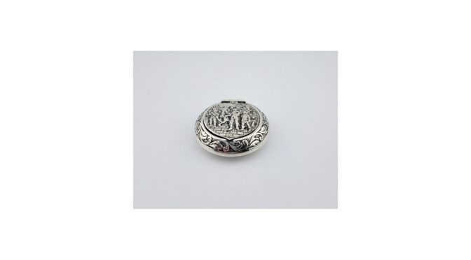 Pepermuntdoosje, zilver, Schoonhoven, jaar 1972.