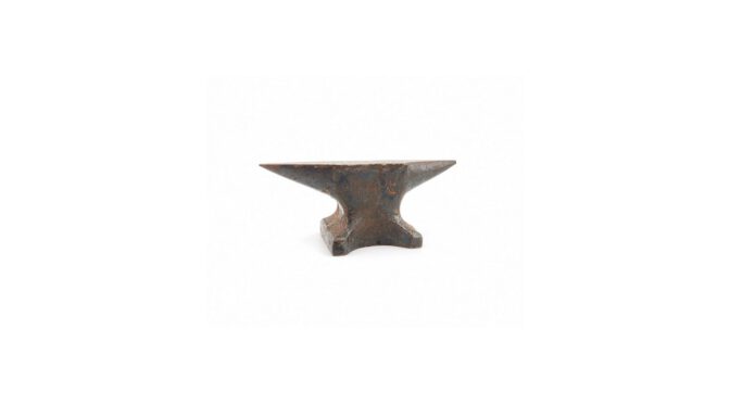 Antieke horlogemakers aambeeld, 19e eeuw (HDIV1197.04) - Het Wagenwiel Antiek (1a)
