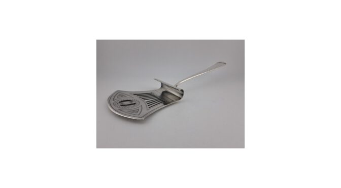 Aspergeschep, verzilverd, Gero, Art-Deco, ca.1930.