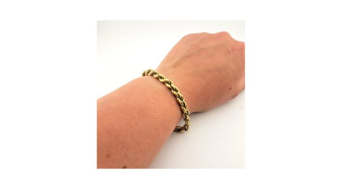 Armband, 18k goud, 20e eeuw.