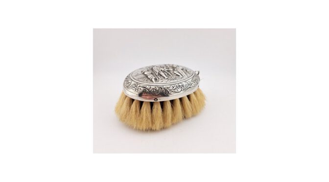 Antieke tafelschuier, zilver, Zaanlandse zilversmederij, jaar 1927 (HGL455) - Het Wagenwiel Antiek (1a)