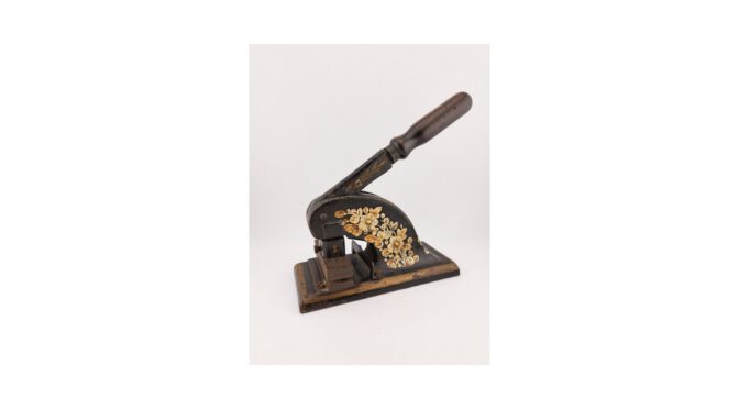 Antieke stempelmachine, Engeland, ca.1870-1900 (HDIV1259) - Het Wagenwiel Antiek (1a)