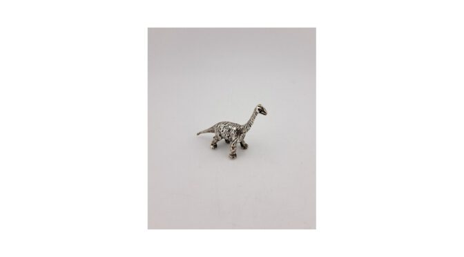 Dinosaurus, zilver, 20e eeuw (HZG1529.18) - Het Wagenwiel Antiek (2a)