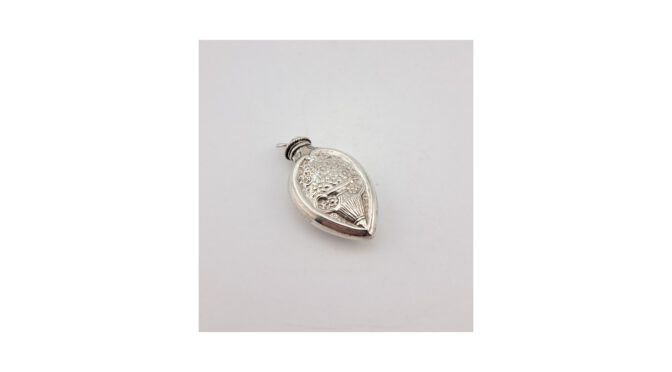 Parfumflesje, zilver, 20e eeuw.