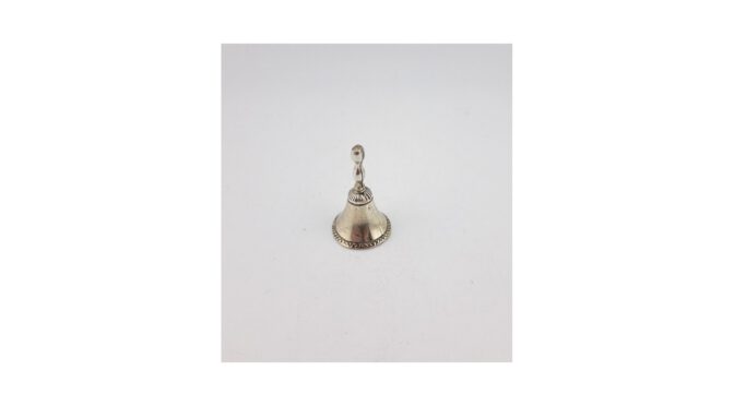Tafelbelletje, zilver, Italië, 20e eeuw.