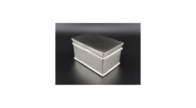 Antieke miniatuur koektrommel, zilver, Noord-Holland, jaar 1896 (HZG1592) - Het Wagenwiel Antiek (1a)