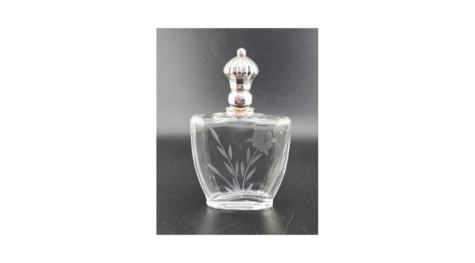 Parfumfles, zilver, ca.1960 (HZG1582.05) - Het Wagenwiel Antiek (1a)