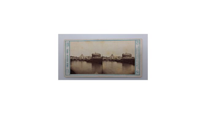 Stereofoto, Enrico Verzaschi, Roma, ca.1870.