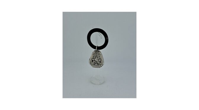 Antieker zilveren rammelaar met bijtring, Djokja, ca.1900.