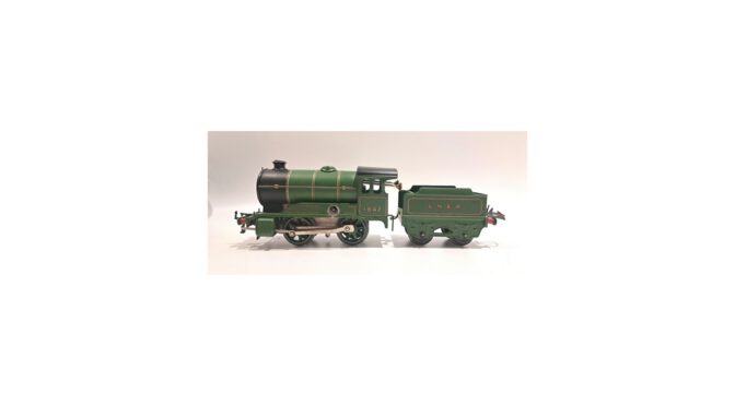 Hornby locomotief en tender, type 501, ca 1948 - 1954 - Het Wagenwiel Antiek (8a)