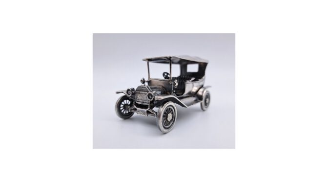 Miniatuur zilver, T-Ford, van Niekerk, Schoonhoven, 1975.