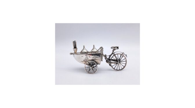 Miniatuur zilver, ijskar, Italië, ca.1970.