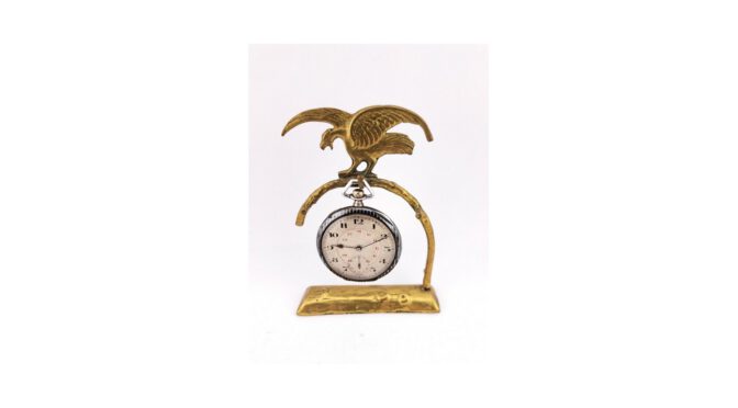 Antiek zakhorloge, Art Deco, Zwitserland, ca.1920-1930.