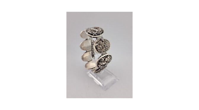 Armband, zilver, Azië (HS1832) - Het Wagenwiel Antiek (1a)
