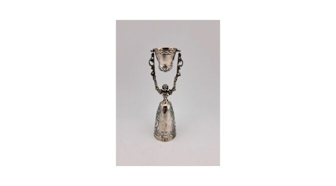 Huwelijksbeker, zilver, Albert Bodemer, Duitsland, ca.1960.
