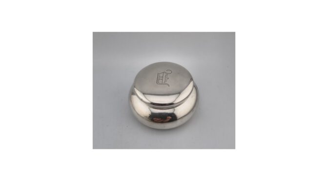 Antieke dekseldoos, zilver, van Kempen, Schoonhoven, jaar 1919 (HZG1788.02) - Het Wagenwiel Antiek (1a)