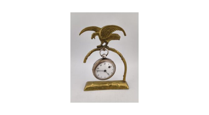 Antiek zakhorloge met snek uurwerk, zilver met goud, Neuchatel, Zwitserland, ca.1780 (HKL490.01) - Het Wagenwiel Antiek (3a)