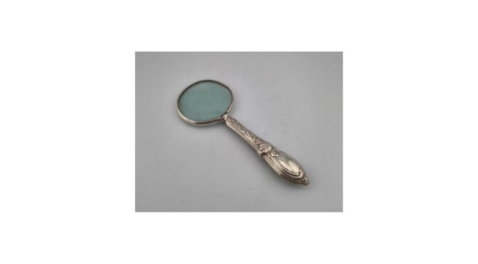 Antieke loupe, zilver, ca.1930.