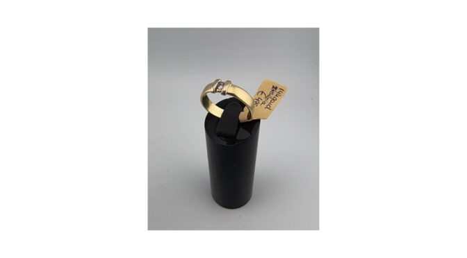 Ring 14k goud met zirkonia (HS1865.01) - Het Wagenwiel Antiek (1a)
