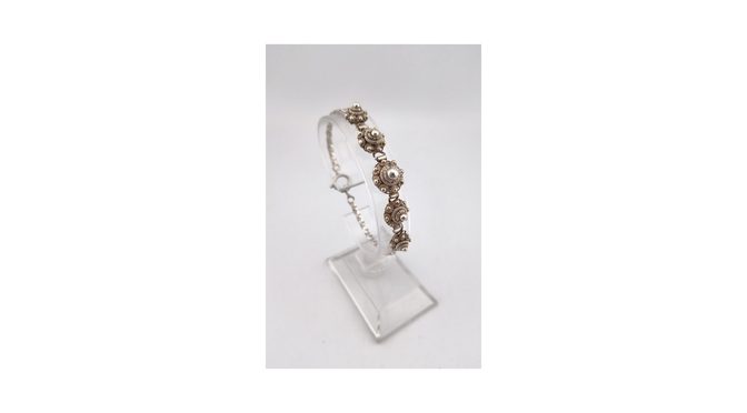 Armband Zeeuwse knoop, zilver, ca.1930-1950.