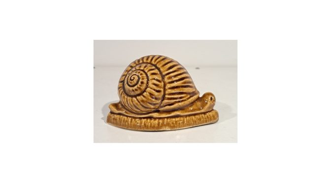 Spaarpot Slak, aardewerk, Frankrijk, ca.1930 (MUS149.08) - Het Wagenwiel Antiek (1a)