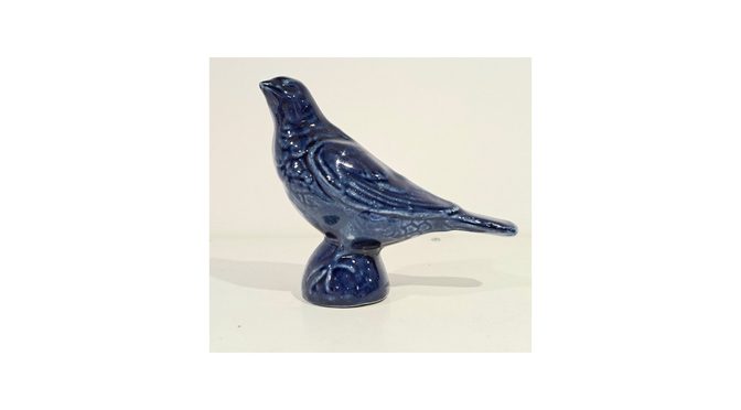 Spaarpot Vogel, aardewerk, Frankrijk, ca.1930.